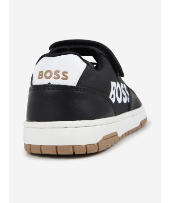 BOSS Boys Logo Trainers in Black prix