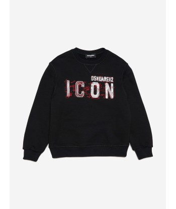 Dsquared2 Kids Icon Logo Sweatshirt in Black à prix réduit toute l'année