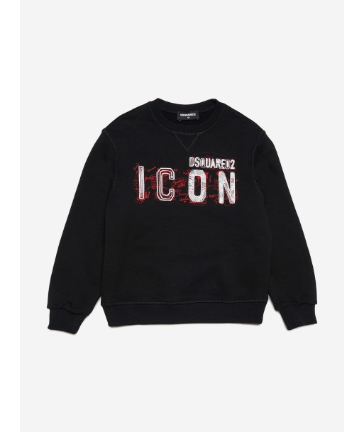 Dsquared2 Kids Icon Logo Sweatshirt in Black à prix réduit toute l'année