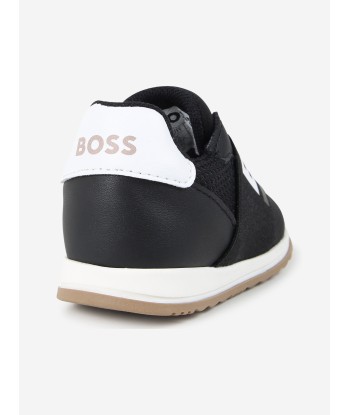 BOSS Boys Logo Trainers in Black hantent personnes