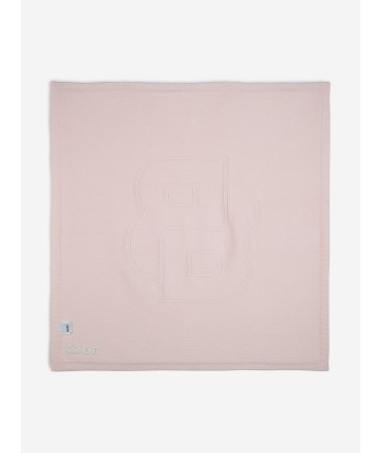 BOSS Baby Girls Embroidered Logo Blanket in Pink paiement sécurisé