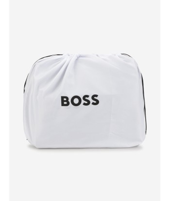 BOSS Baby Logo Badge Changing Bag in Black (42cm) de France