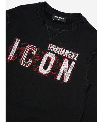 Dsquared2 Kids Icon Logo Sweatshirt in Black à prix réduit toute l'année