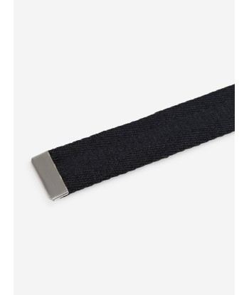 BOSS Boys Textured Belt in Black Jusqu'à 80% De Réduction