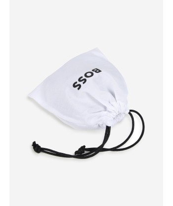 BOSS Boys Textured Belt in Black Jusqu'à 80% De Réduction