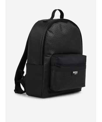 BOSS Boys Monogram Backpack in Black (38.5cm) vente chaude votre 