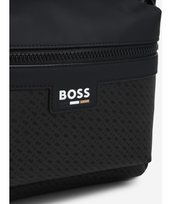 BOSS Boys Monogram Backpack in Black (38.5cm) vente chaude votre 