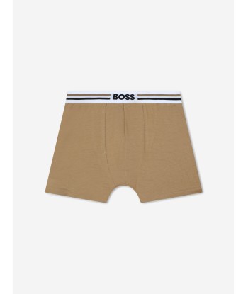 BOSS Boys Set Of 2 Boxer Shorts in Black les ligaments