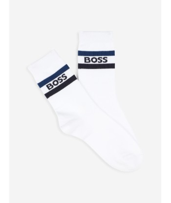 BOSS Boys 3 Pairs Socks Set in Navy 2024