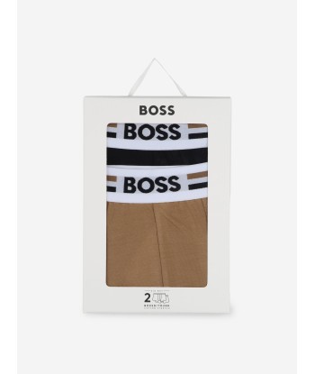 BOSS Boys Set Of 2 Boxer Shorts in Black les ligaments