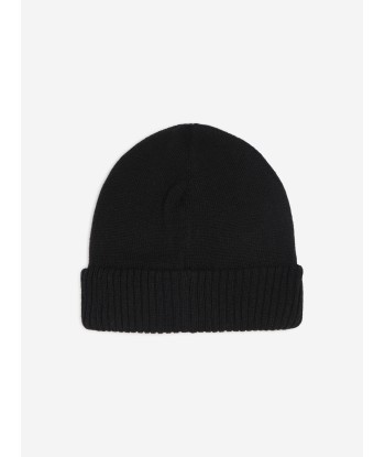 BOSS Boys Knitted Beanie Hat in Black 50% de réduction en Octobre 2024