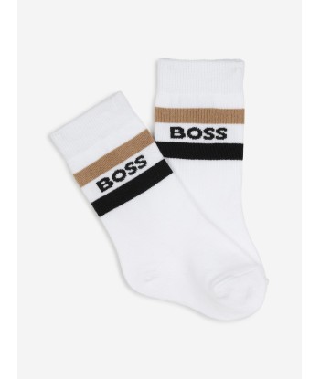 BOSS Boys 3 Pairs Socks Set in Black commande en ligne