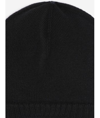 BOSS Boys Knitted Beanie Hat in Black 50% de réduction en Octobre 2024