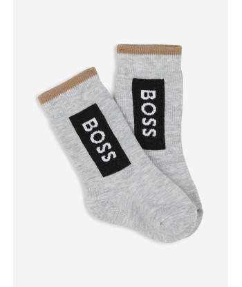 BOSS Boys 3 Pairs Socks Set in Black commande en ligne