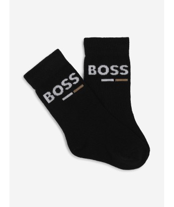 BOSS Boys 3 Pairs Socks Set in Black commande en ligne