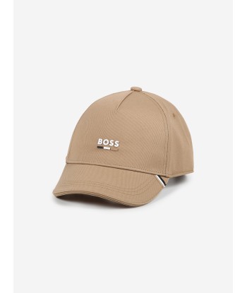 BOSS Boys Logo Cap in Brown pas cher chine