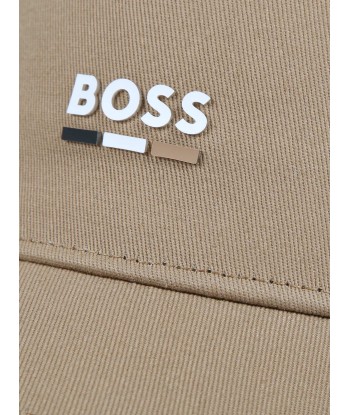 BOSS Boys Logo Cap in Brown pas cher chine