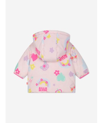 Billieblush Baby Girls Magic Rainbow Puffer Jacket in Pink des créatures d'habitude