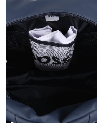 BOSS Baby Logo Changing Bag in Navy (42cm) online