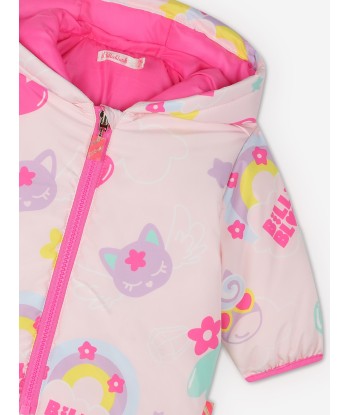 Billieblush Baby Girls Magic Rainbow Puffer Jacket in Pink des créatures d'habitude