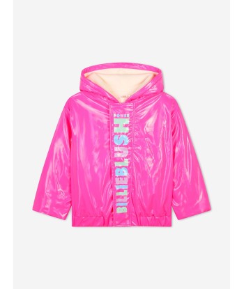 Billieblush Girls Hooded Raincoat in Pink Economisez 