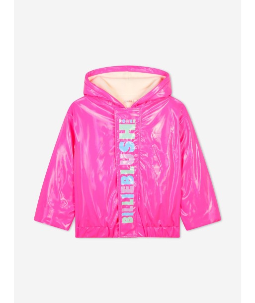 Billieblush Girls Hooded Raincoat in Pink Economisez 