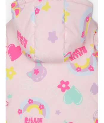 Billieblush Baby Girls Magic Rainbow Puffer Jacket in Pink des créatures d'habitude