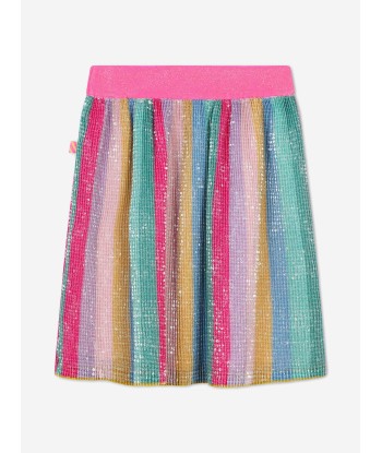 Billieblush Girls Pleated Sequin Skirt in Multicolour Amélioration de cerveau avec