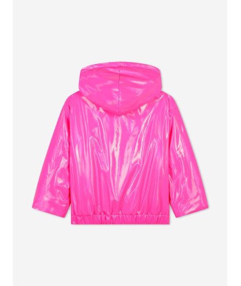 Billieblush Girls Hooded Raincoat in Pink Economisez 