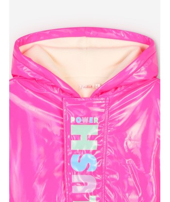 Billieblush Girls Hooded Raincoat in Pink Economisez 