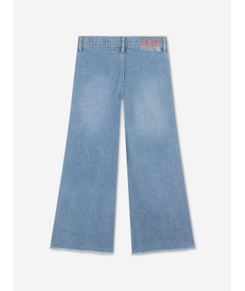 Billieblush Girls Wide Leg Jeans in Blue Amélioration de cerveau avec