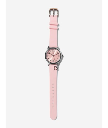 Tommy Hilfiger Girls Silicone Strap Watch in Pink 34mm 9One Size) pas chere