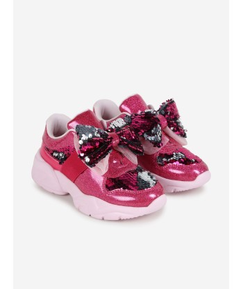 Billieblush Girls Sequin And Glitter Trainers in Pink hantent personnes