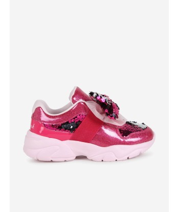 Billieblush Girls Sequin And Glitter Trainers in Pink hantent personnes