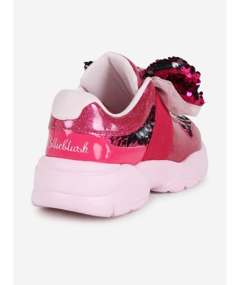 Billieblush Girls Sequin And Glitter Trainers in Pink hantent personnes