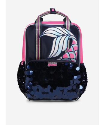 Billieblush Girls Sequin Mermaid Backpack in Navy (34cm) à prix réduit toute l'année