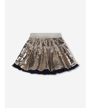 Billieblush Girls Sequin Skirt in Gold Le MVP de beaucoup