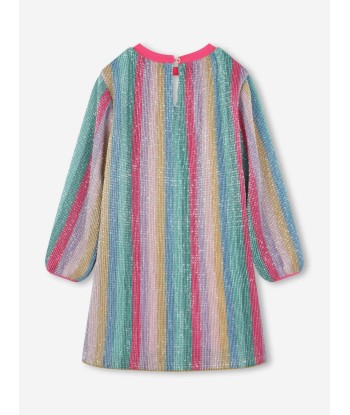 Billieblush Girls Pleated Sequin Dress in Multicolour online