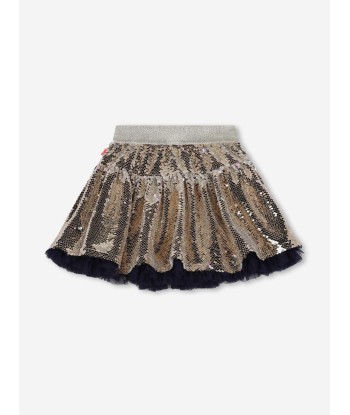 Billieblush Girls Sequin Skirt in Gold Le MVP de beaucoup