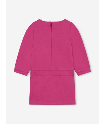 Chloé Baby Girls Logo Sweater Dress in Pink Livraison rapide