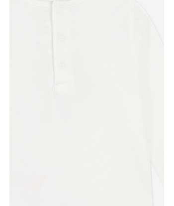 Chloé Baby Girls Long Sleeve Spiral T-Shirt in White l'évolution des habitudes 