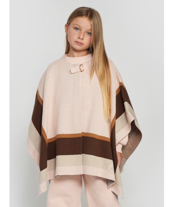 Chloé Girls Knitted Cape in Pink de technologie