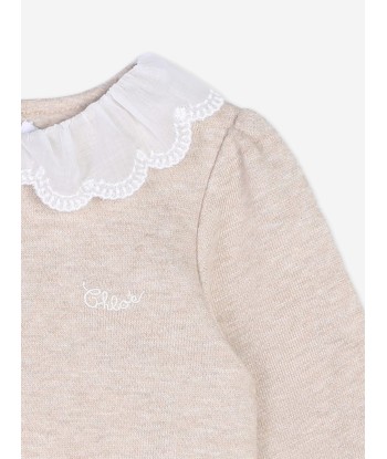 Chloé Baby Girls Fleece Dress in Beige Par le système avancé 