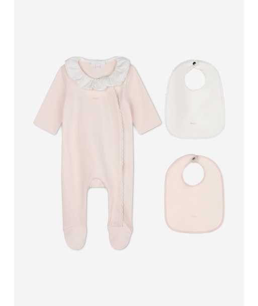 Chloé Baby Girls Babygrow Gift Set in Pink hantent personnes