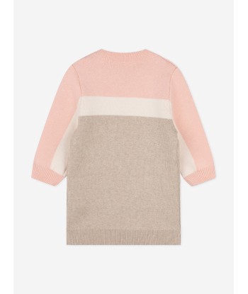 Chloé Baby Girls Knitted Logo Dress in Pink Comparez et commandez 