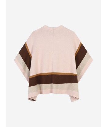 Chloé Girls Knitted Cape in Pink de technologie