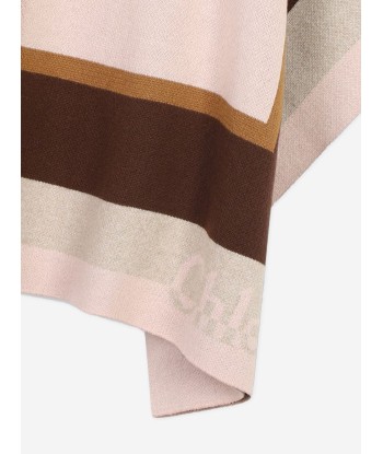 Chloé Girls Knitted Cape in Pink de technologie