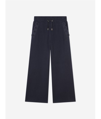 Chloé Girls Fleece Trousers in Navy une grave pollution 