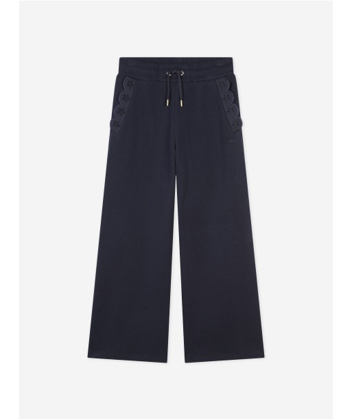 Chloé Girls Fleece Trousers in Navy une grave pollution 