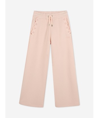 Chloé Girls Fleece Trousers in Pink prix